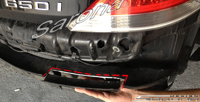 Custom BMW 6 Series Rear Bumper  Coupe & Convertible (2004 - 2010) - $650.00 (Part #BM-004-RB)